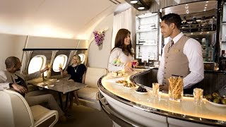 New A380 Onboard Lounge | Emirates Airline