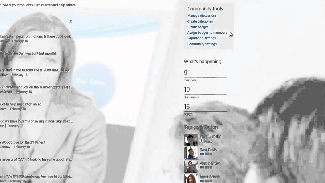 Discover SharePoint 2013 How To Get started with Community Sites - YouTube