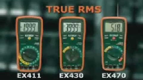 11 Function True RMS Professional MultiMeter Extech EX430