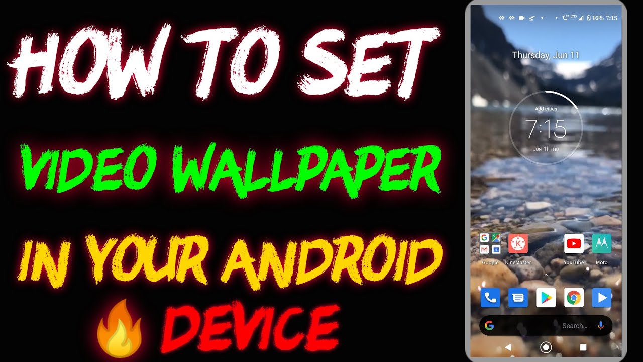 अपने Phone में Amazing Video Wallpaper लगाए 🔥How to Set Video Wallpaper in Your Device