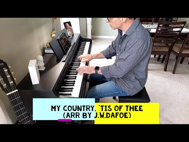 My Country tis of Thee/ God Save the Queen Organ Piano duet
