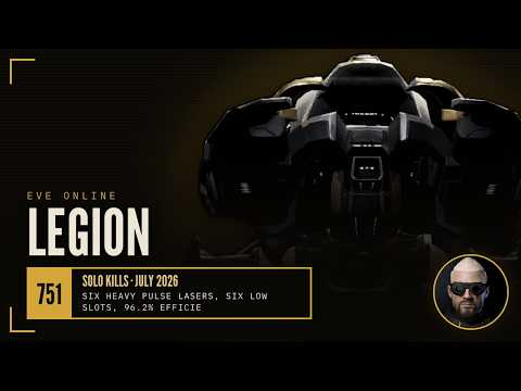 EVE Online Legion Guide — Six Heavy Pulse Lasers, Six Low Slots, 96.2% Efficiency. The Amarr Strateg