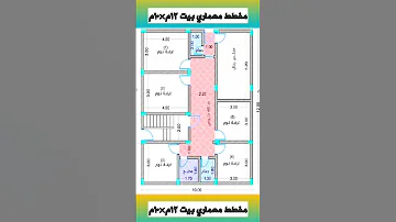مخطط منزل ١٢ في ١٠ Housedesign 