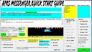 APRS Messenger Setup Guide - HFAPRS Weak Signal Messaging screenshot 5
