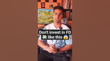 Don’t invest in FD without watching this! 😱😱 #finance #ytshortsindia