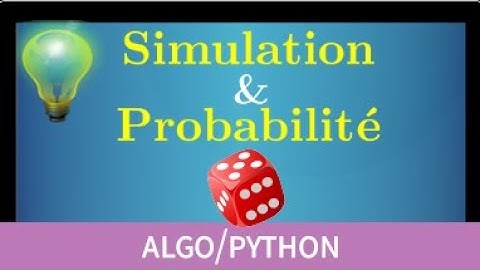 python & simulation • on lance 2 dés • probabilité que la somme soit égale à 6 • Seconde SNT