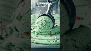 #shorts TINY WORKERS | Engineering the World’s Biggest Tosca Dessert ✨ #shortsfeed