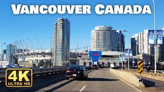 Vancouver Canada - Downtown Vancouver Car Ride - 4K Virtual City Tour by World of Relaxation 4K - Soothing and Joy 422 views 2 months ago 1 hour, 17 minutes