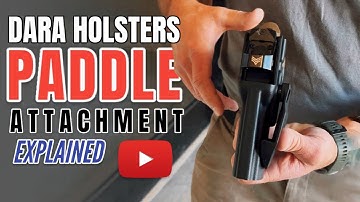 Dara Holsters Paddle Attachment for OWB Paddle Holster
