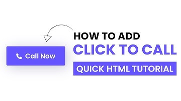 Click To Call Button |  HTML Tutorial | CC Code