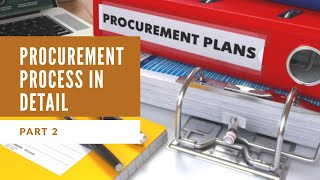 Procurement procedure | IN DETAIL | PART 2 | URDU | HINDI