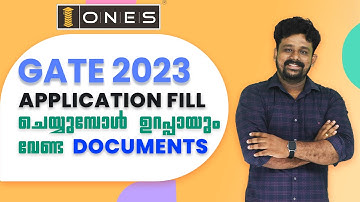 Essential Documents Required While Applying GATE 2023 | Data