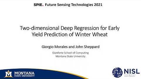 Two-dimensional deep regression forearly yield prediction of winter wheat