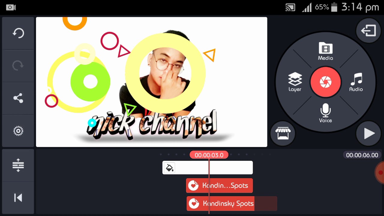 How to make a basic youtube intro using  KINEMASTER