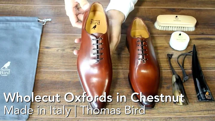 Wholecut Shoe - Chestnut - Made in Italy, by Thoma...