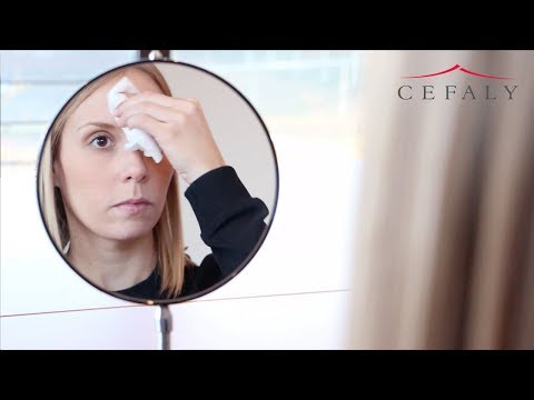 Cleansing the skin and positioning the electrode