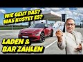 E-Auto laden &amp; bar bezahlen! Was kostet es und wie geht das?