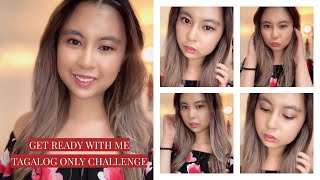 Basic Filipina Makeup and Hair Tutorial || With Bad Tagalog Dubbed