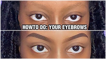 HOW TO: EYEBROW | QUICK & EASY TUTORIAL | BEGINNER FRIENDLY | ITSDYMAESHIA