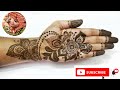 Unique and amazing mehndi design for front hand  rashmi art collections