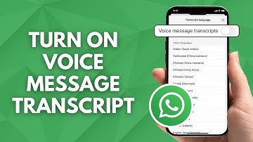 How to Turn On Voice Message Transcripts on WhatsApp (2025)