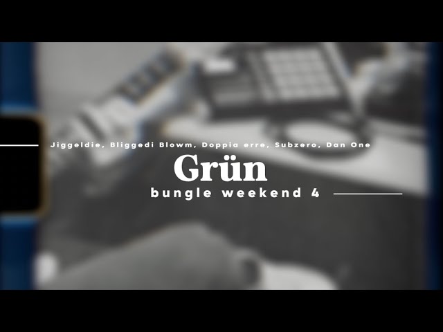 Mira Doppia erre, Bliggedi Blowm, Jiggeldie "Grün" (Bungle Weekend 4 visual) en YouTube Mira Doppia erre, Bliggedi Blowm, Jiggeldie "Grün" (Bungle Weekend 4 visual) en YouTube