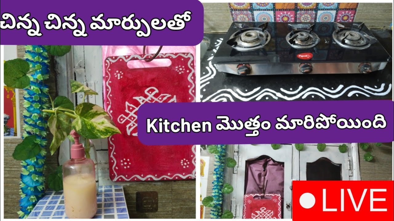 🔥Small non modular kitchen organization|Indian non modular kitchen ...