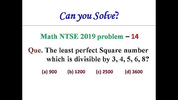 The least perfect Square number which is divisible by 3, 4, 5, 6, 8?