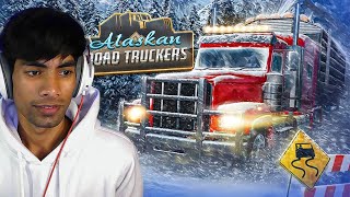 Driving Truck in Alaska | Alaskan Road Truckers Hindi