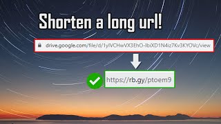 Information How To Shorten a Long URL | Bangla Guide