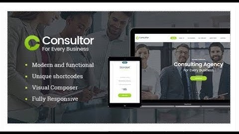 Consultor | Business Consulting WordPress Theme | Themeforest Templates