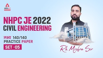 NHPC JE 2022 | NHPC Civil Classes | Practice Set #5 by Rk sir
