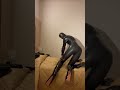 Latexitaly in black latex catsuit #latexfashion #latexcatsuit #rubberman #stivali #taccoalto  #boots
