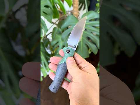 Plunkett Knives Harpoon Custom Magnacut Putter Pattern Titanium Raindrop Fat Carbon Handrub  SA