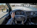 Still Worth The Price 2021 Toyota Tacoma TRD Sport 4x4 POV Review Binaural Audio 