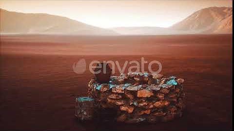 Old Stone Water Well in the Desert | Motion Graphics - Envato elements