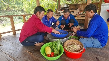 Về Sông Mò Vẹm Xào Khóm Với Củ Kiệu Cho Buổi Cơm Quê.Góc Làng Quê TV103