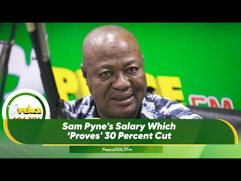 Sam Pyne's Salary Which 'Proves' 30 Percent Cut