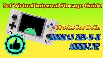 Retroid Pocket 2 - How to Expand Internal Storage for [Android 8.1v2, Android 6.0 v2]