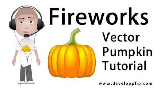 Vector Pumpkin Graphics Tutorial Halloween Thanksgiving Scene