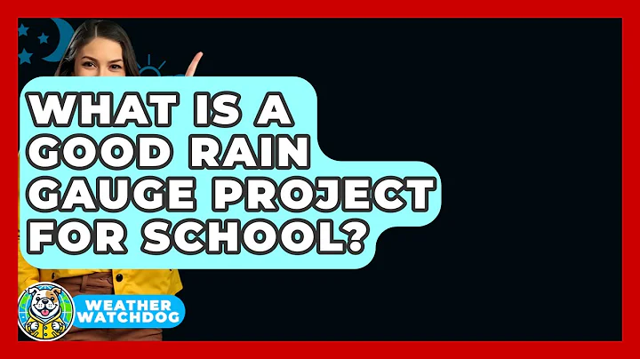 What Is A Good Rain Gauge Project For School? - Weather Watchdog