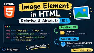 HTML Image Tag Tutorial in Hindi | Relative vs Absolute URL Explained | html latest video 26| #html