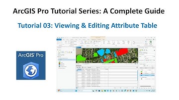 View and Edit Attribute Table in ArcGIS Pro (Tutorial 3)