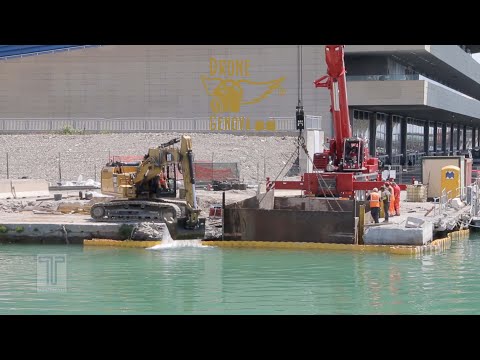 Realizzazione scivolo di alaggio Waterfront di Levante, Genova [versione per la realizzatrice]