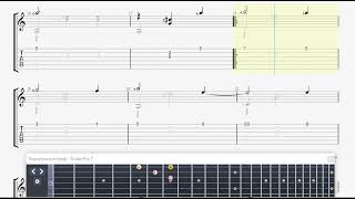 Zhivet moya otrada ( fingerstyle  guitar tabs ) Resimi