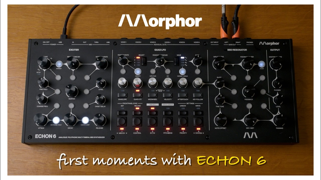 Morphor Radical Acoustics / ECHON 6 / first moments, touching base