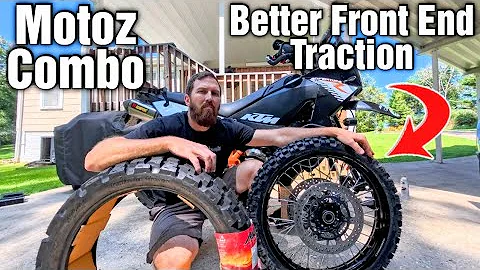 New Motoz ADV Tire Combo For Better Front End Traction | Tractionator Adventure & Rallz