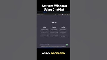 Activate Windows Using ChatGPT #shorts