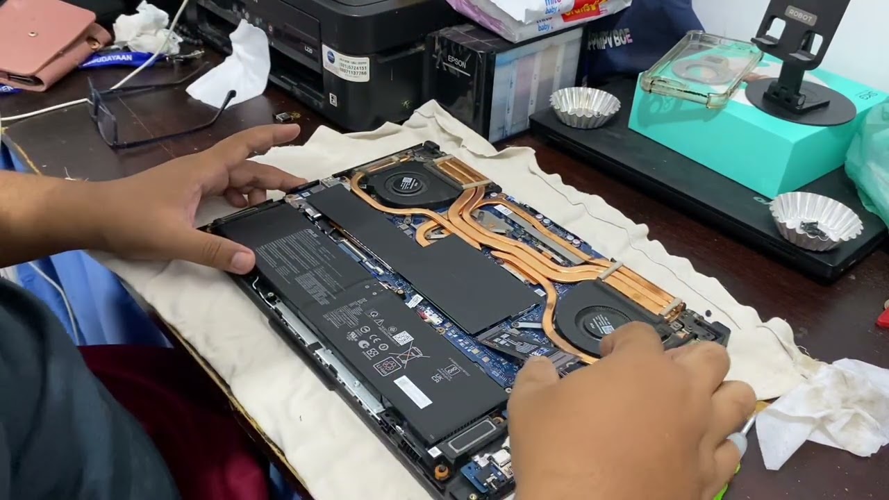 Pasang SSD NVME M2 di laptop asus tuf gaming a15