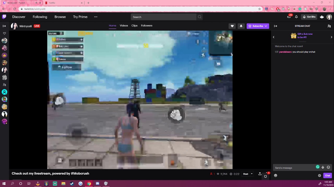 Wintrycelll e-begs for money